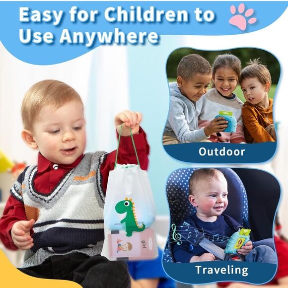 Flash Cards Toddlers Toys Blue Boys Girls Sight Words Learning Sentences FC5 - Picture 7 of 7